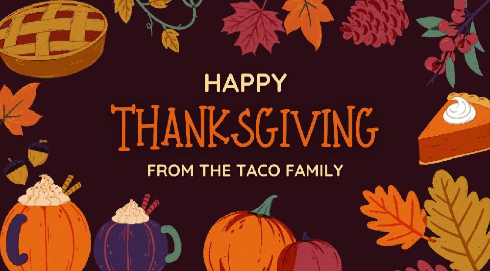 TACO Marine Thanksgiving Closure